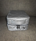 Lug Wingback Hanging Toiletry Cosmetic Case Travel Bag - Metallic Silver