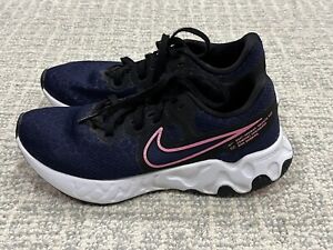 Nike Women's Renew Ride 2 CU3508-401 Blue / Pink Sneaker Running Shoes Size: 7.5