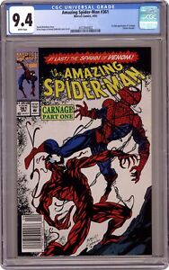Amazing Spider-Man #361 1st Printing CGC 9.4 1992 3922840002 1st Carnage