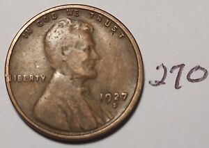 1927-S Lincoln Wheat Cent       #270