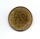 1963 FRANCE 10 CENTIMES REPUBLIQUE FRANCAISE CIRCULATED COIN #FC1758 FREE S&H!