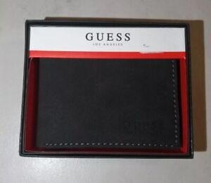 guess los Angeles black mens women wallet BRAND NEW IN BOX