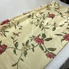 COLEFAX & FOWLER CUSTOM Curtain Drapery Panel Floral Embroidered Silk Stunning!