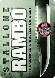 RAMBO - 4-film collection, DVD, New,free shipping