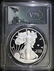 2020 W END OF WWII 75TH ANN SILVER EAGLE V75 PCGS PR70 FIRST STRIKE - Some Spots