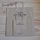 New Coach Large Medium  Small Paper Shopping Gift Bag Light Brown Option