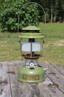Vintage Sears Lantern by Coleman Avocado Green Frosted Globe Double Mantle 3/73