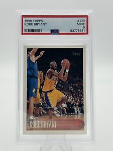 1996 Topps Kobe Bryant Rookie RC PSA 9 #138 Lakers (24)