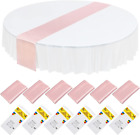 10 Pack 120 Inch ROUND TABLECLOTHS Wedding Decorations Party Table Covers