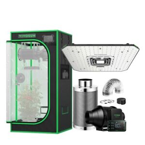 VIVOSUN Smart Kit,PRO Grow Tent 2x2,A100 Grow Light,S4 Inline fan,E42AController