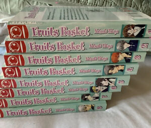 Eight Book “Fruits Baskets” Manga Series By Author Natsuky Takaya By Hakusensha