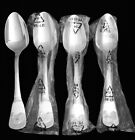 New CUISINART Elite Stainless FRENCH ROOSTER Set 4 TEASPOONS 6 1/2