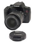 CANON EOS REBEL T6i 24.2MP DSLR FHD Wi-Fi LCD CAMERA w/ EF-S 18-55mm ZOOM LENS