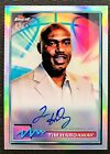 2021 Topps Finest Tim Hardaway Refractor On-Card  Auto /75