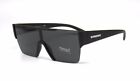 Burberry 4291 346487 Matte Black Gray  Shield Sunglasses