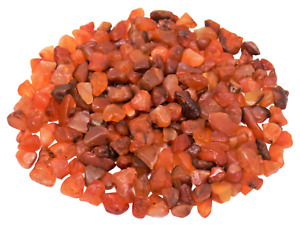 Carnelian Semi Tumbled Gemstone Mini Chips 5-15 mm, 'A' Grade Wholesale Bulk Lot