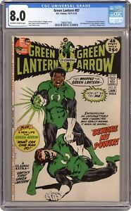 Green Lantern #87 CGC 8.0 1972 3966075001 1st app. John Stewart Green Lantern