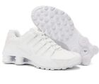 Hot Custom Made Men/Womens Nike Shox Triple White Running Shoes