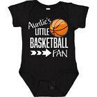 Inktastic Auntie's Little Basketball Fan Baby Bodysuit Children Aunt Auntie Fun