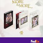TWICE [MORE & MORE] Album CD+Poster+PRE-ORDER Benefit Photocard Full Set / Fedex