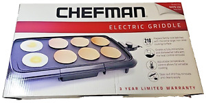 Chefman Electric Griddle XL, Temp Control, Removable, Immersible Flat Top Grill