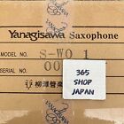 YANAGISAWA S-WO1 Soprano Saxophone w/Case & Mouthpiece Fast Shipping New