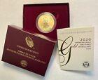 2020-W $50 AMERICAN EAGLE ONE OUNCE GOLD UNCIRCULATED COIN - 20EH - OGP & COA