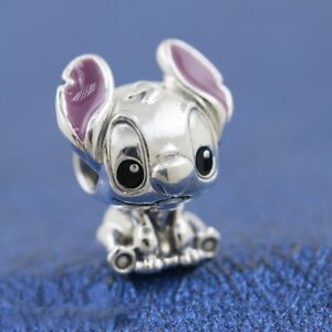 Authentic PANDORA Charm Disney Lilo and Stitch 'ohana' #798844C01