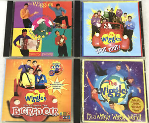 The Wiggles CDs Bulk Lot x4 Original Cast Merchandise Vintage 90s 00s Red Car