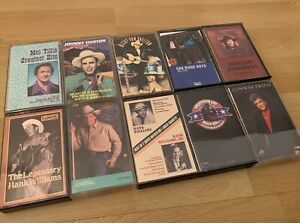 Vintage Country Music Cassette Tapes 80s 90s Western Southern Mix Lot Of 10