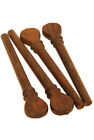 REPLACEMENT ROSEWOOD LUTE TUNING PEGS - SET OF 4 NEW