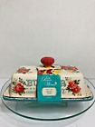 New ListingPioneer Woman Vintage Floral Butter Dish Stoneware - 116254.01
