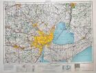 Detroit Michigan -1965 Original Vintage USGS Topo Map