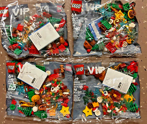 Lego 40609 - Christmas Fun VIP Add On Pack - NISB - Lot of 4