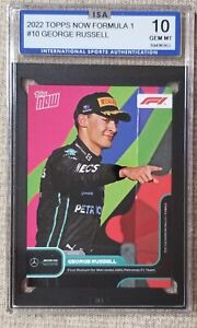 2022 Topps Now Formula 1 F1 George Russell 1st AMG Podium #10 ISA 10