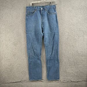 Vintage Levis 501 0117 Jeans Mens 31x34 Blue Denim Pants 90s 80s Made In USA