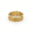 Cartier Tank Francaise Ring 18k Yellow Gold 6mm Band Size EU 48-US 4.5