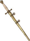 Historical Golden German Naval dagger  engraved Carvings On Blade