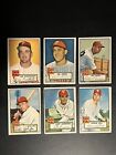1952 Topps Phillies 6 Card Lot EX