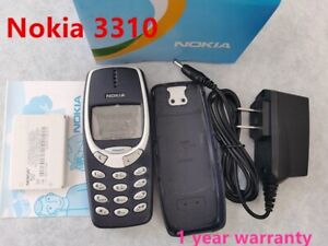 Unlocked Nokia 3310 2G GSM 900/1800 Original Classic Phone + 1 Year WARRANTY
