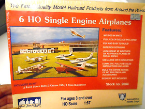 sealed- HO (6) SINGLE ENGINE AIRPLANES kit by IHC