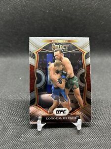 Conor McGregor 2021 Panini Select UFC Concourse Level Base Card #40 Prizm 1st
