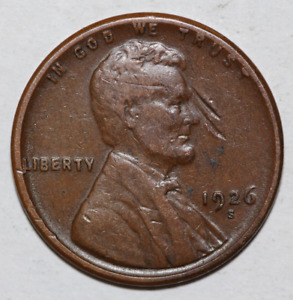Scratched 1926 S Lincoln Wheat Cent