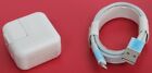 Apple 12W Genuine USB Wall Power Adapter Charger Lightning Cable for iPad iPhone
