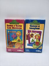 Plaza Sesamo VHS Lot of 2 Spanish Sesame Street Tapes