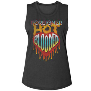 Pre-Sell Foreigner Rock Music Licensed Ladies Women's Muscle Tank Top Shirt