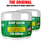 Hemp Oil Pain Relief - Works Fast - (2x 4oz) Made In USA | MSM Arnica Bee Pollen