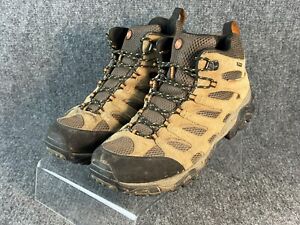 Merrell Moab 2 Mid Waterproof Hiking Boots, Granite Suede, Size 12 Nice Cond!