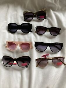 Lot Of 7 Betsey Johnson Sunglasses