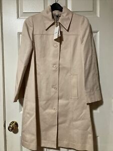 NWT COACH A LINE TRENCH Small Porcelain